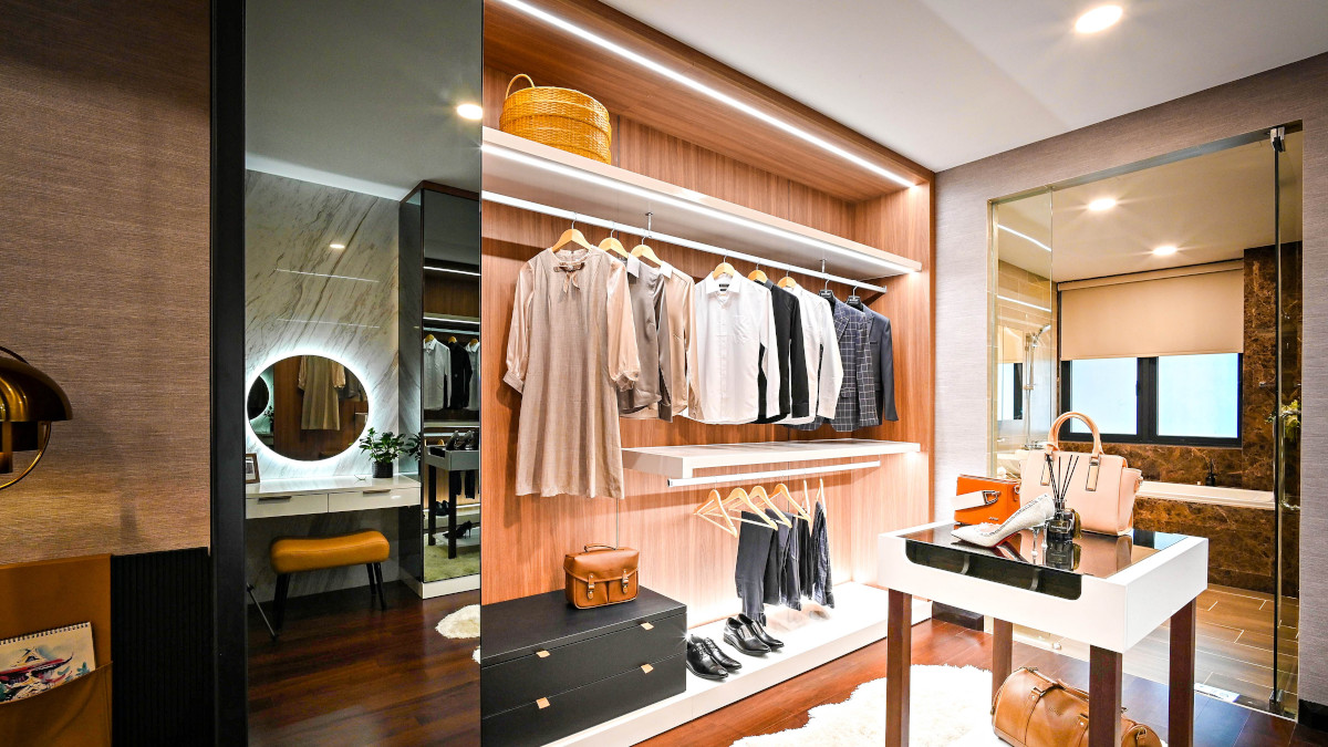 consejos para iluminar el vestidor